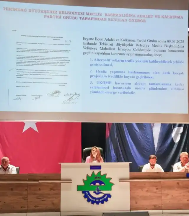 KATLI KAVŞAK PROJESİ TEKİRDAĞ BÜYÜKŞEHİR BELEDİYESİNİN SORUMLULUĞUNDADIR!