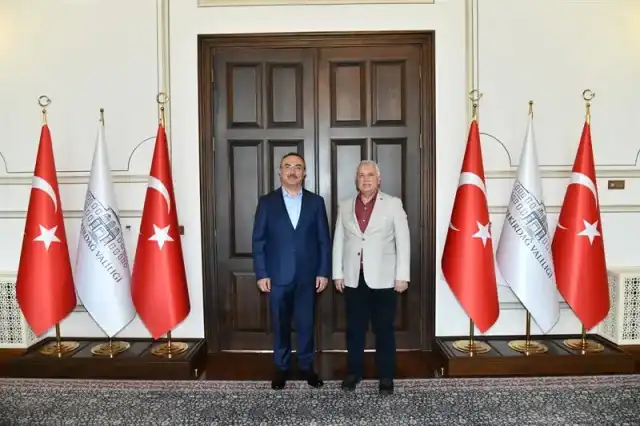 Tekirdağ Eski Valisi Yıldırım Vali Soytürk’ü Ziyaret Etti