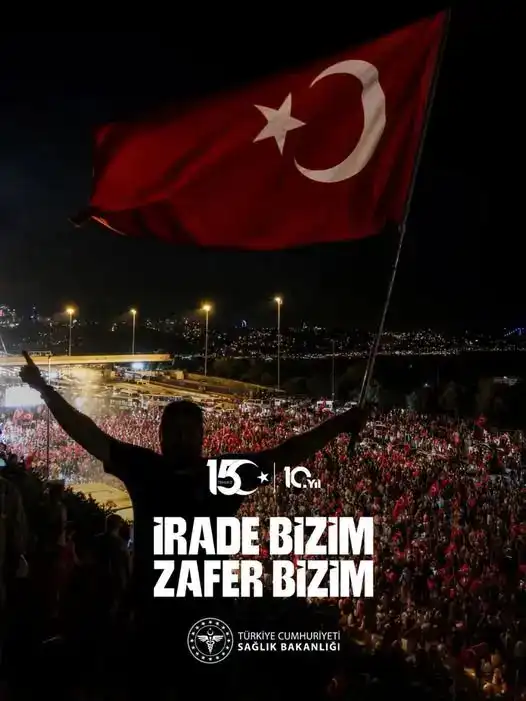 Tekirdağ Şehir Hastanesi’nden 15 Temmuz Mesajı: “İrade Bizim, Zafer Bizim”