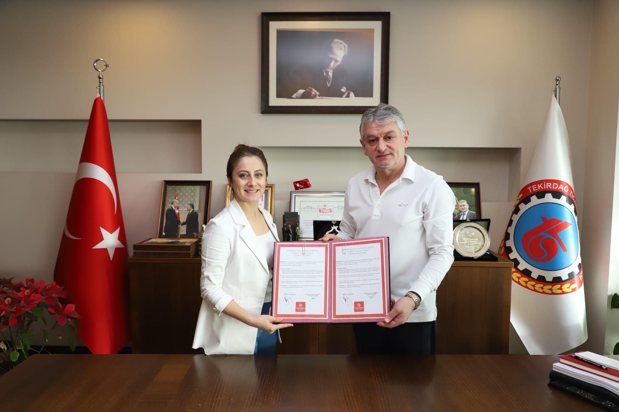 TEKİRDAĞ TSO VE MEKTEBİM BEYKENT ÖZEL EĞİTİM HİZMETLERİ LİMİTED ŞİRKETİ TEKİRDAĞ ŞUBESİ ARASINDA İNDİRİM PROTOKOLÜ İMZALANDI