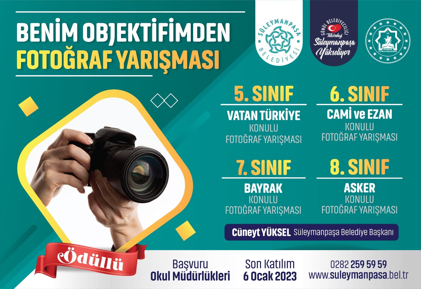 Benim Gözümden Resim ve Fotoğraf yarışmaları için başvurular başladı