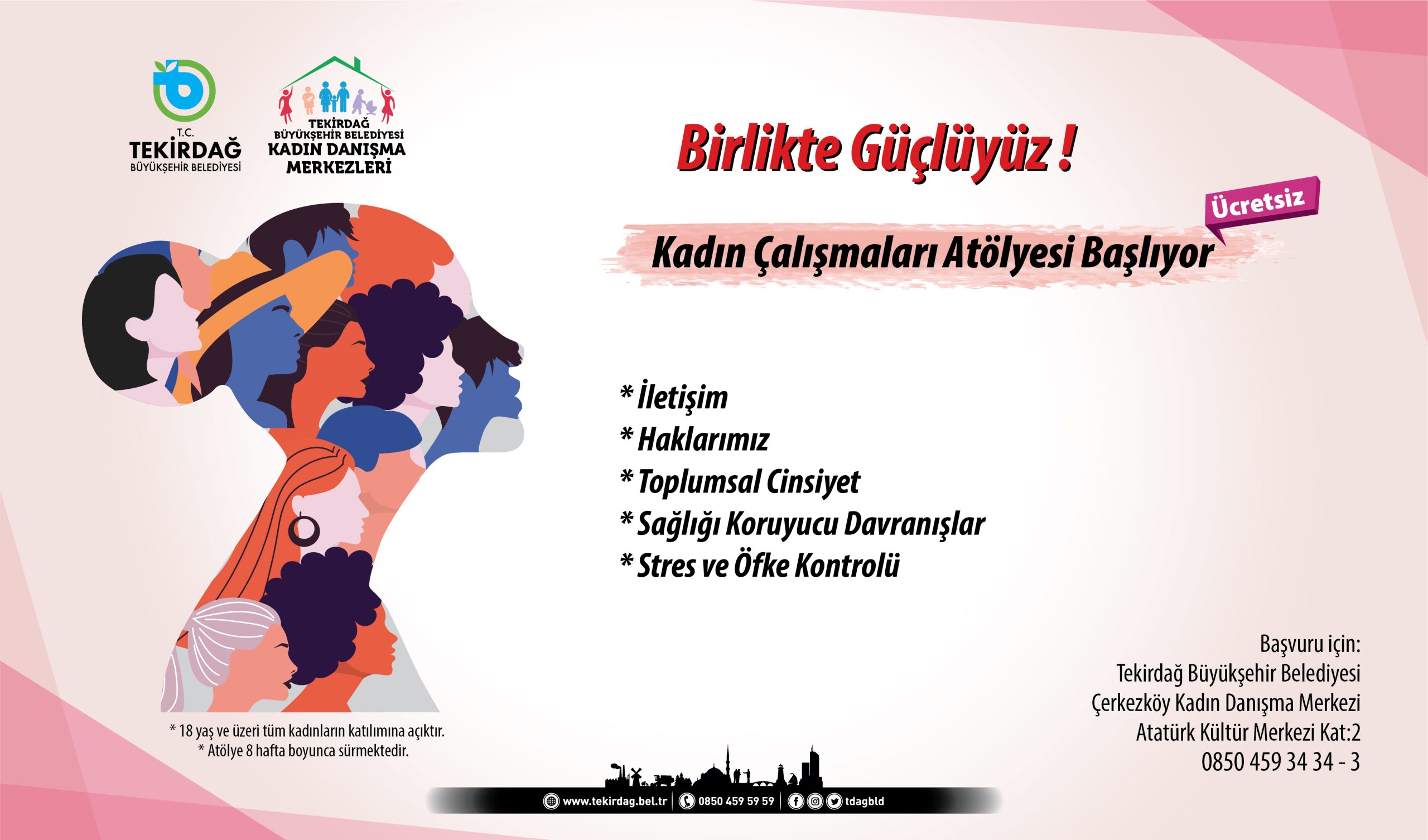 KADIN ÇALIŞMALARI ATÖLYESİ BAŞLIYOR