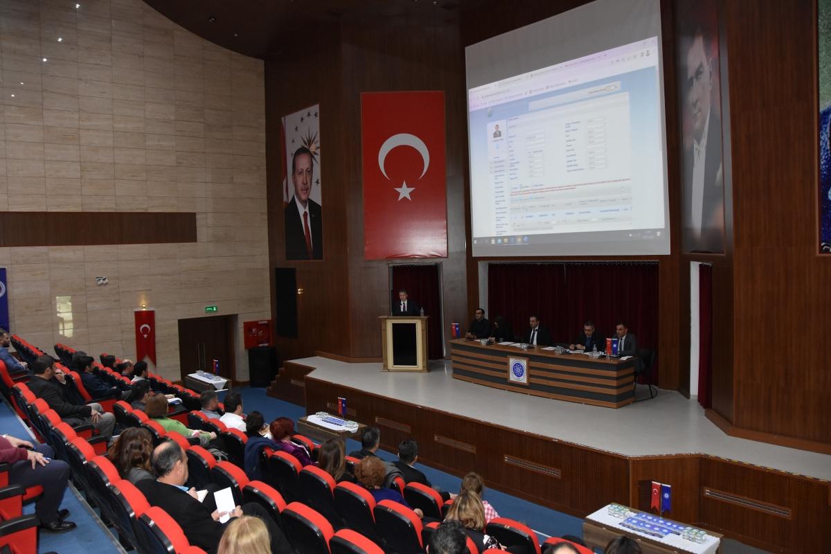 NKÜ Öğrenci İşleri Daire Başkanlığı Tarafından Bilgilendirme Toplantısı Gerçekleştirildi