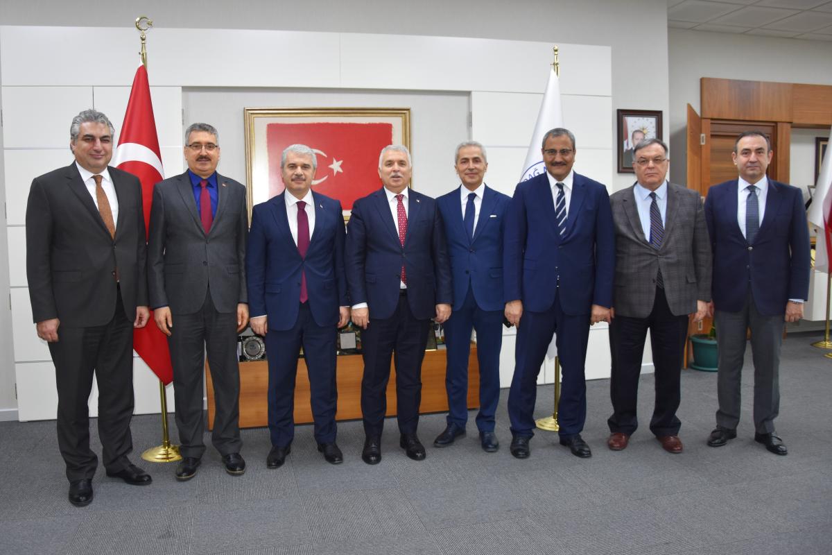 T.C. İçişleri Bakanlığı Mülkiye Teftiş Kurulu Başkanlığı’ndan Rektörümüze Ziyaret