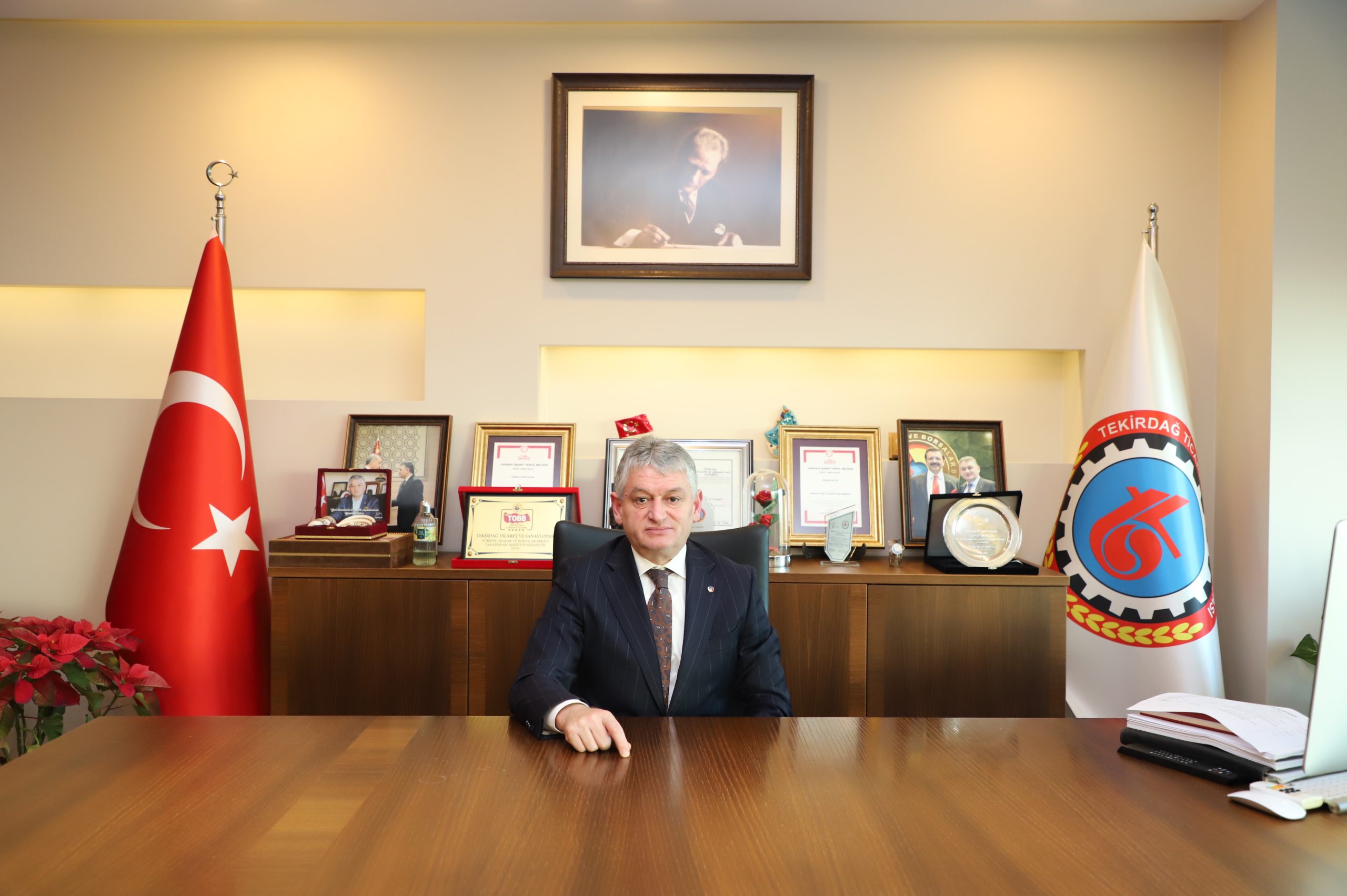 BAŞKAN CENGİZ GÜNAY; TEKİRDAĞ’IN YILLIK İHRACATI 1.6 MİLYAR DOLAR