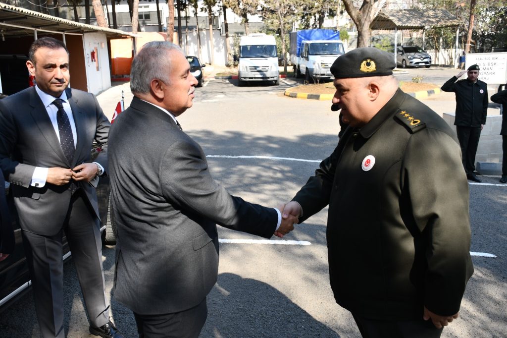 Vali Aziz Yıldırım Askeralma Bölge Başkanı Per Alb. Davut Kulalar’a İade-i Ziyarette Bulundu