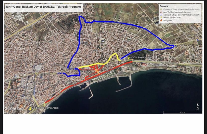 SÜLEYMANPAŞA DA BUGÜN KAPANACAK YOLLAR