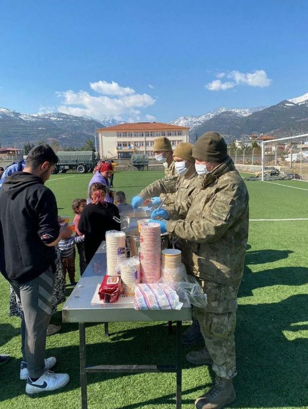 Tekirdağ’da Konuşlu Bulunan 66’ncı Mekanize Piyade Tugayı Deprem Bölgesinde