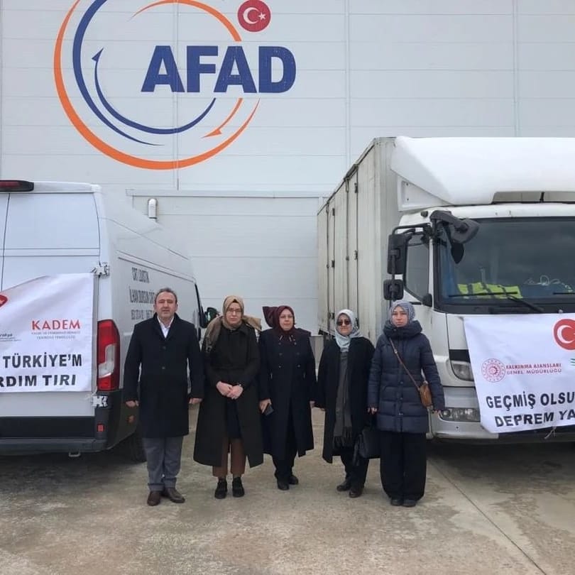 KADEM Tekirdağ Temsilciliği’nden deprem bölgesine 800 Bin Liralık ayni yardım