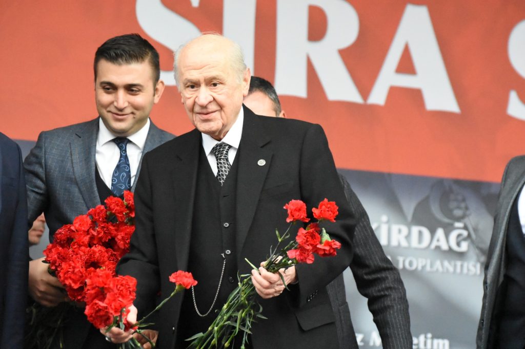 Bahçeli Tekirdağ’da miting yaptı