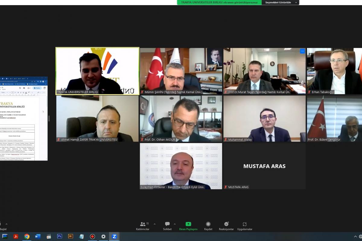 Trakya Üniversiteler Birliği 21. Üst Kurul Toplantısı Yapıldı