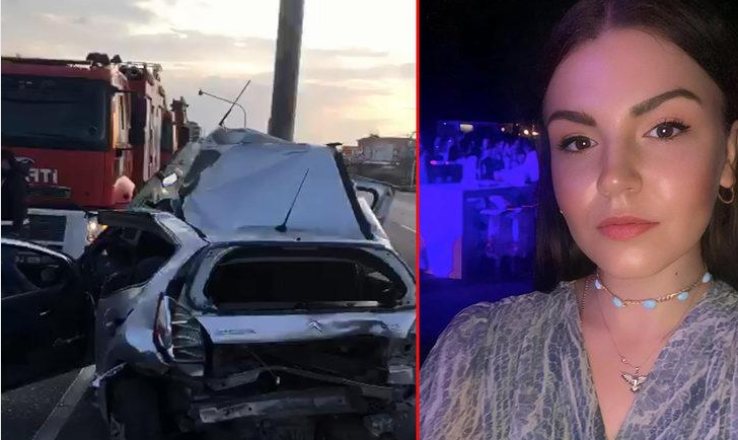 Tekirdağ’daki kaza Beste’nin hayatına mal oldu