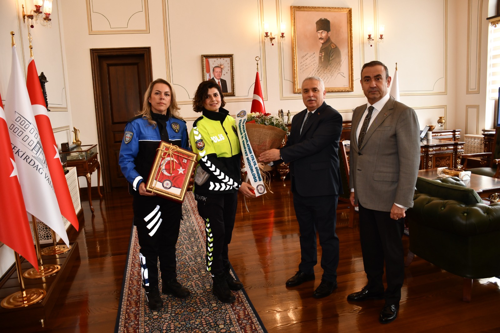 Tekirdağ İl Emniyet Müdürlüğünden Vali Yıldırım’a Ziyaret