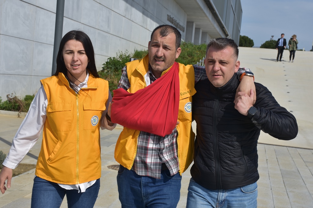 TEKİRDAĞ BÜYÜKŞEHİR BELEDİYESİ PERSONELİNDENAFET ACİL DURUM TATBİKATI
