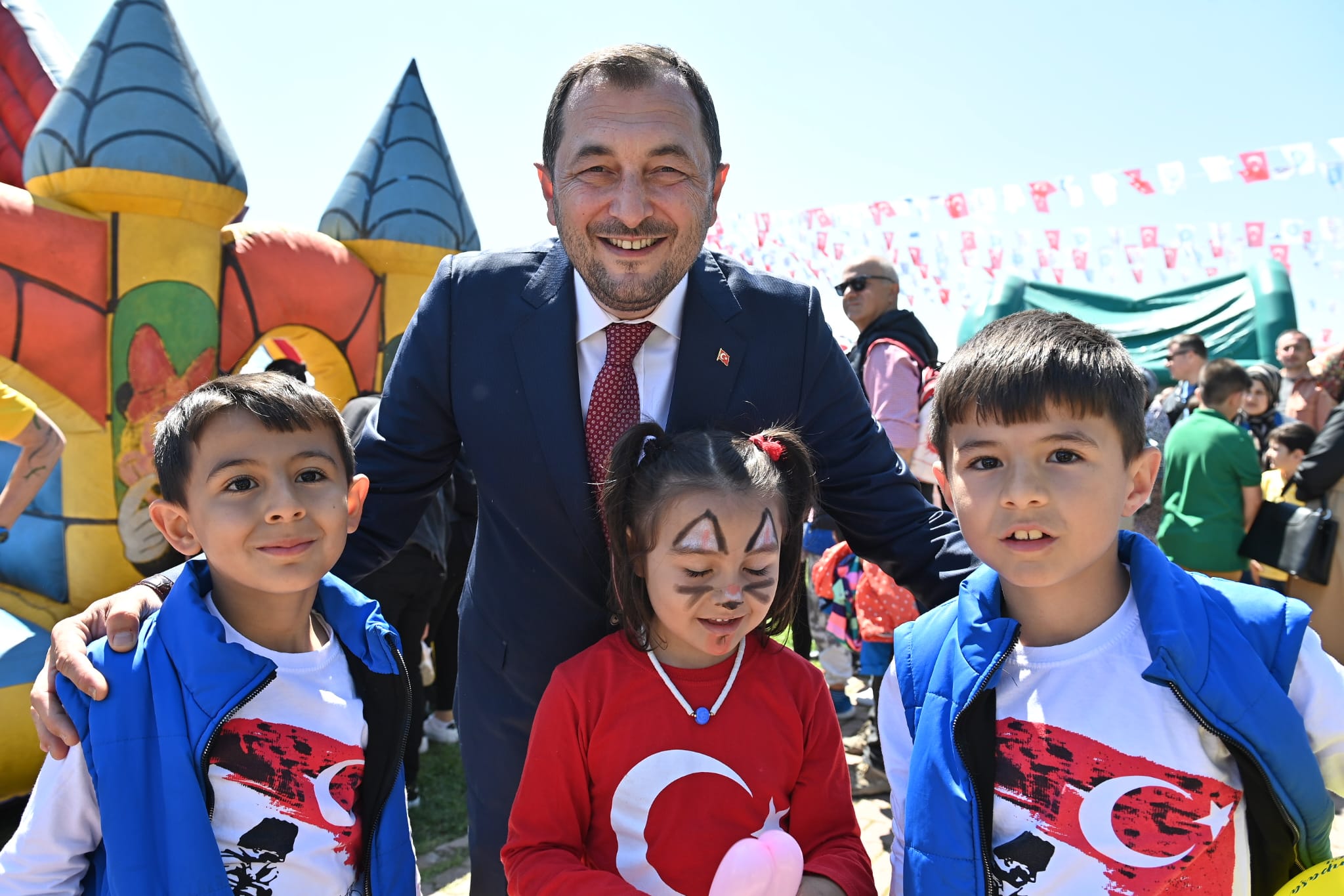 Süleymanpaşa 23 Nisan Ulusal Egemenlik ve Çocuk Bayramını böyle kutladı