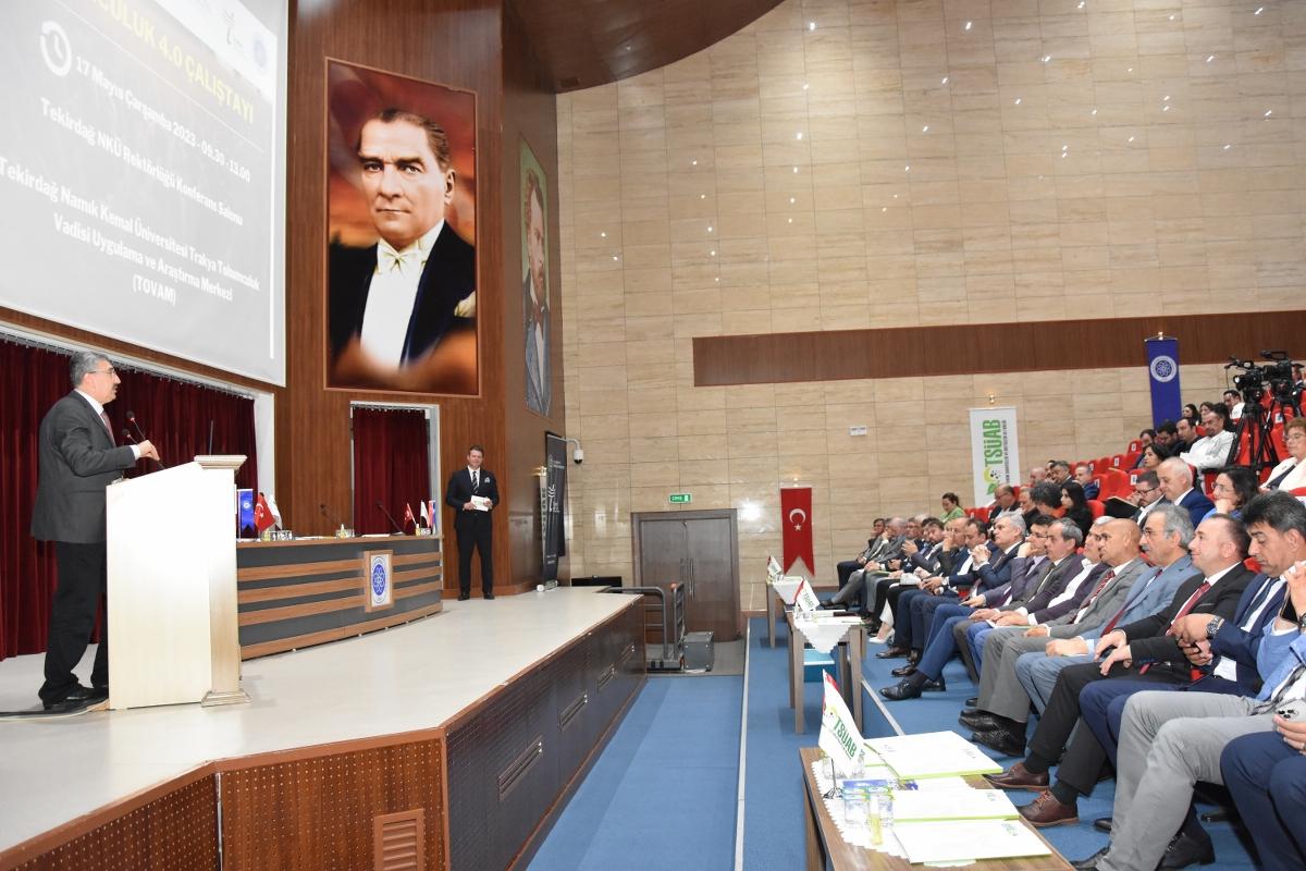 Tekirdağ NKÜ’de Tohumculuk Sektöründe İnovatif Yaklaşımlar Konulu Tohumculuk Çalıştayı Düzenlendi