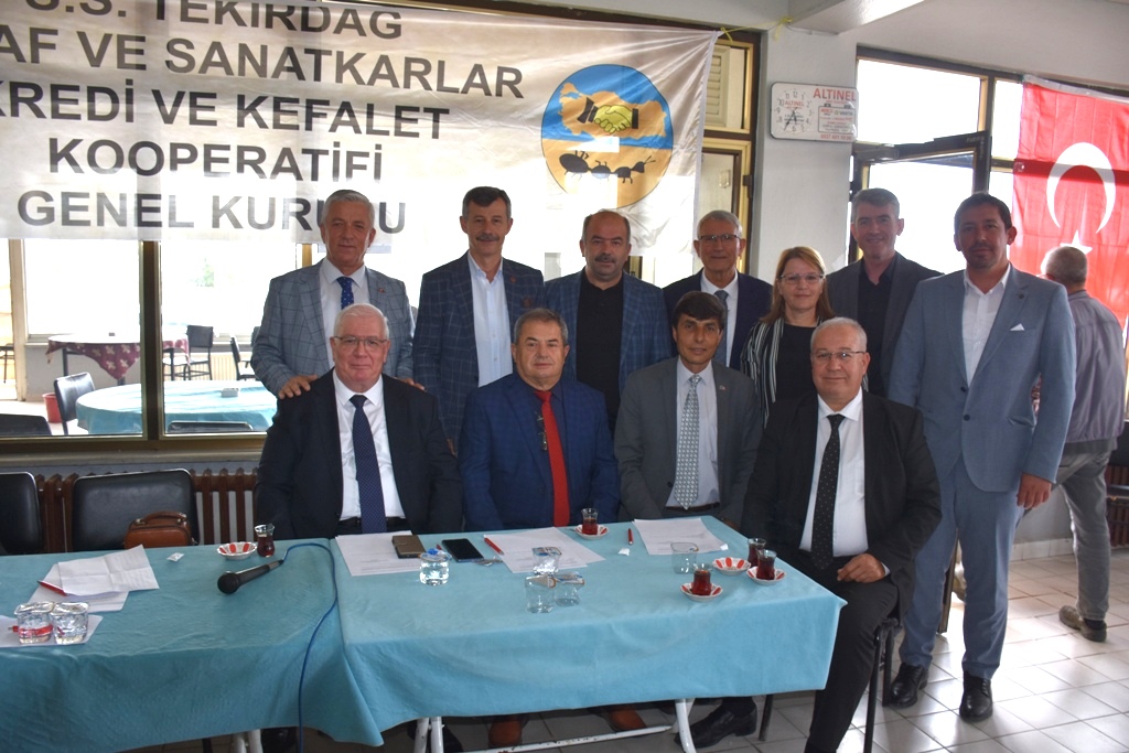 TEKİRDAĞ ESNAF SANATKARLAR KREDİ VE KEFALET KOOP OLAĞANÜSTÜ GENEL KURULU YAPILDI