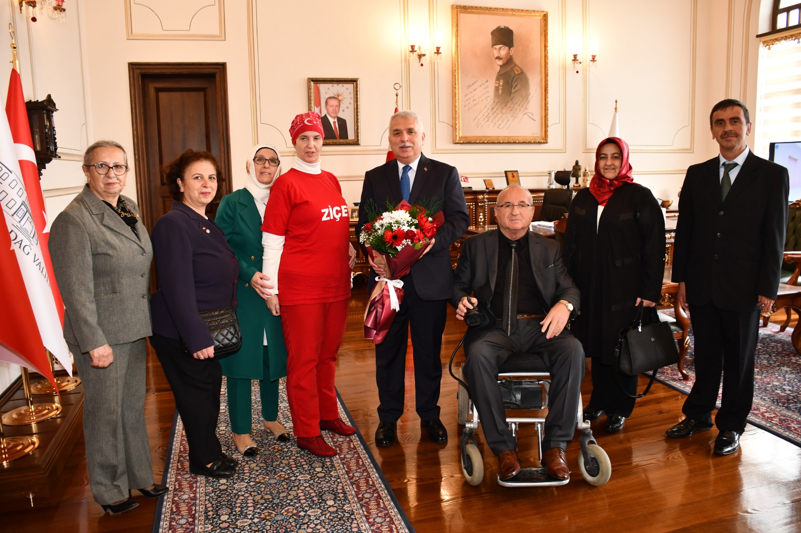Engelliler Haftasında Vali Aziz Yıldırım’a Ziyaret