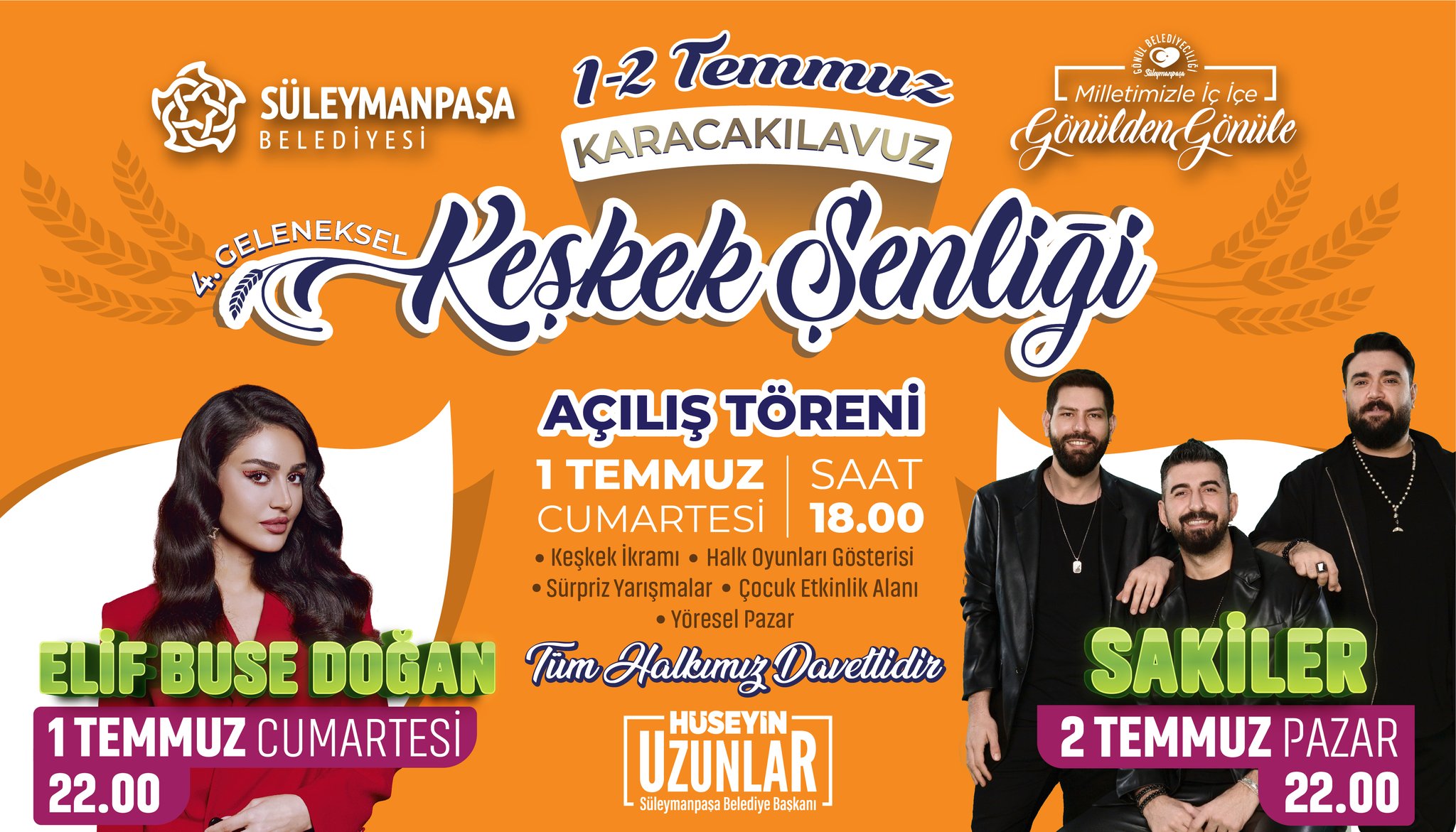 Karacakılavuz 4. Geleneksel Keşkek Şenliği 1 Temmuz’da başlıyor