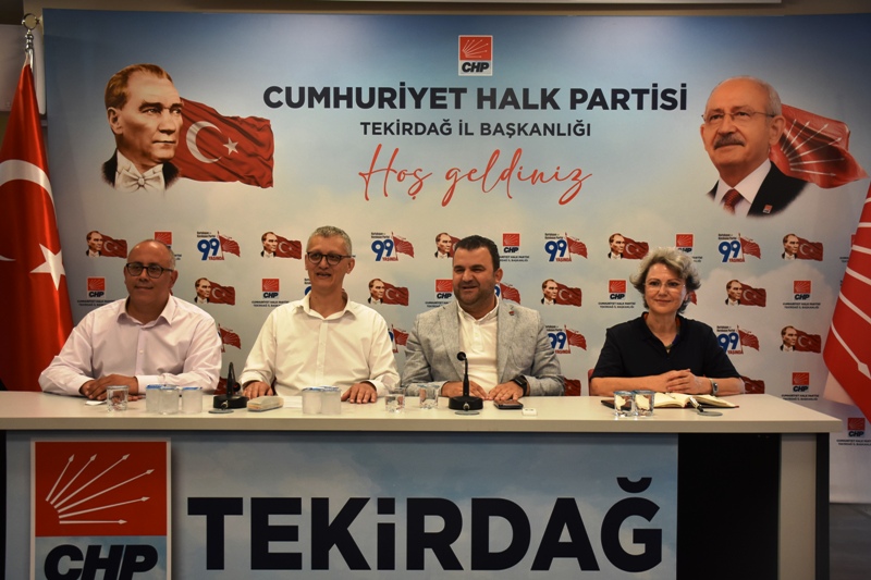 ORAL ÇELİKKOL CHP SÜLEYMANPAŞA İLÇE BAŞKANLIĞINA ADAY OLDU