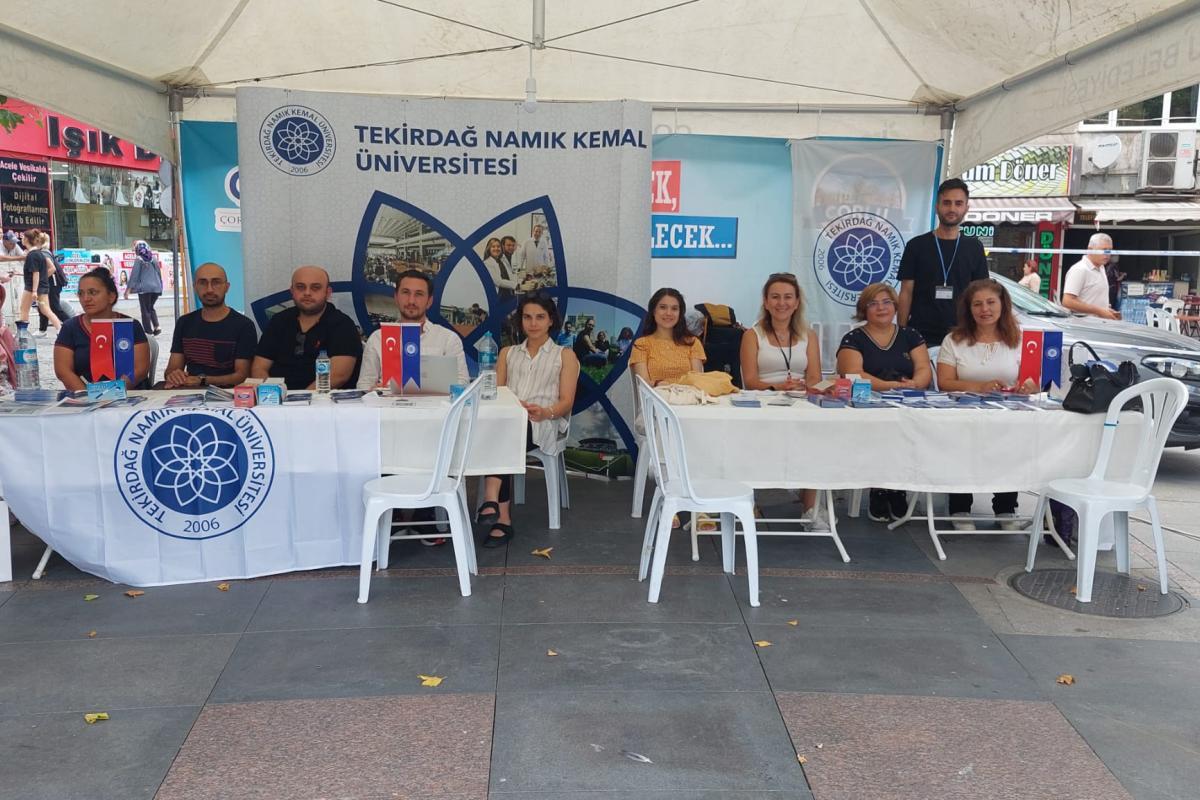 Tekirdağ NKÜ ‘Çorlu Üniversite Tercih ve Tanıtım Günleri’ne Katıldı