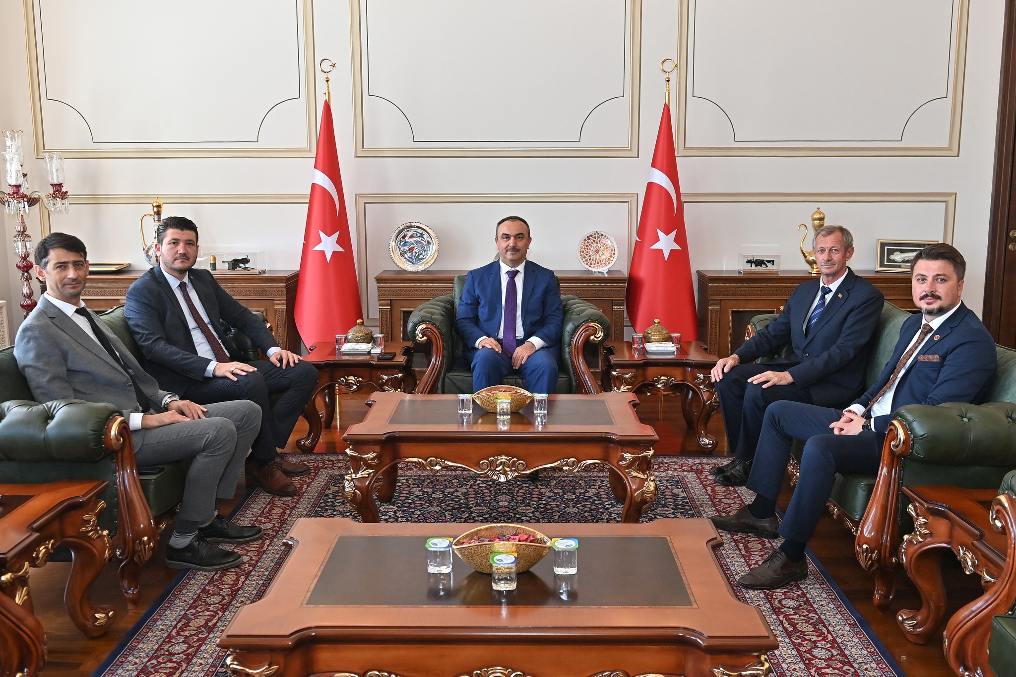Başkan Uzunlar yeni Tekirdağ Valisi Recep Soytürk’ü ziyaret etti