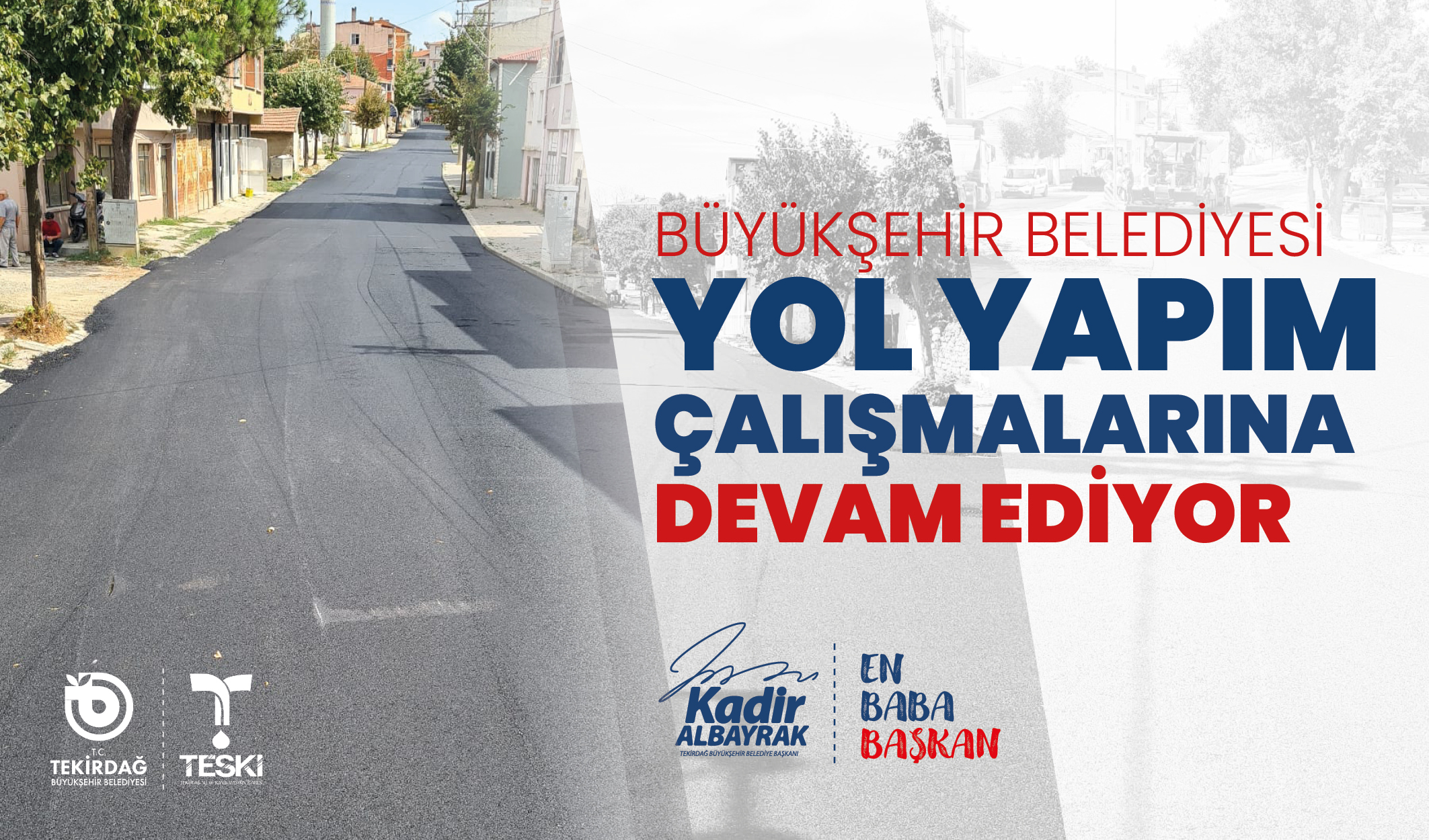 BÜYÜKŞEHİR BELEDİYESİ’NDEN MALKARA’YA YOL YAPIM HİZMETİ