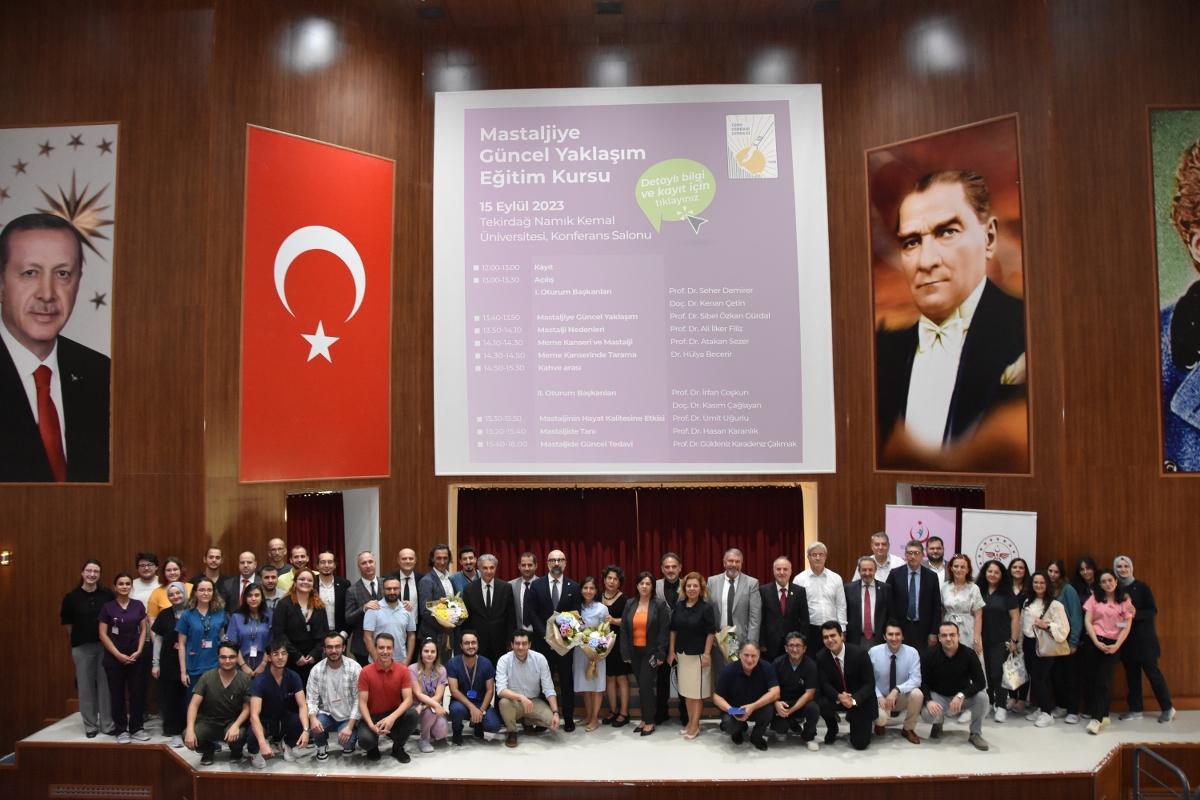 Tekirdağ NKÜ’de ‘Mastaljiye Güncel Yaklaşım Eğitim Kursu’ Gerçekleşti
