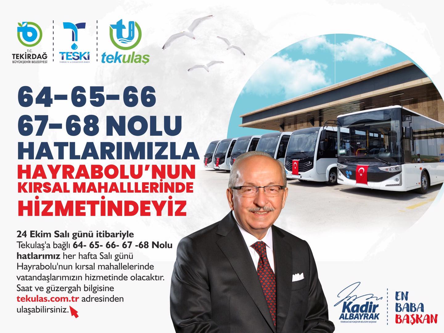 HAYRABOLUNUN KIRSAL MAHALLELERİNDE TOPLU ULAŞIM HİZMETİ BAŞLIYOR