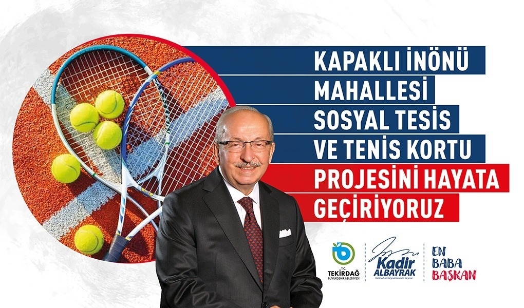 KAPAKLI SOSYAL TESİS VE TENİS KORTU’NUN YAPIMINA BAŞLANDI