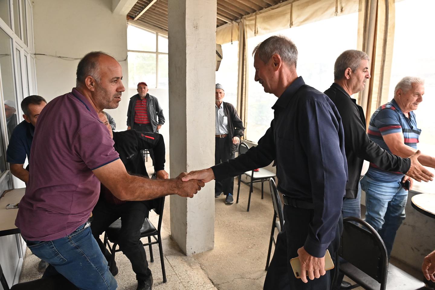 Başkan Uzunlar kırsal mahallelerde temaslarda bulundu