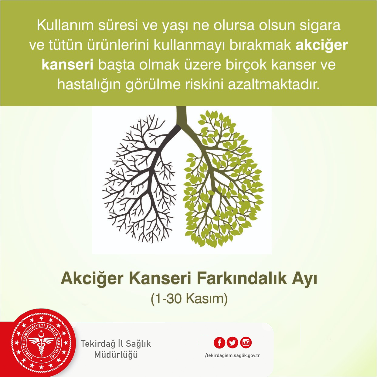 AKCİĞER KANSERİ FARKINDALIK AYI 2023