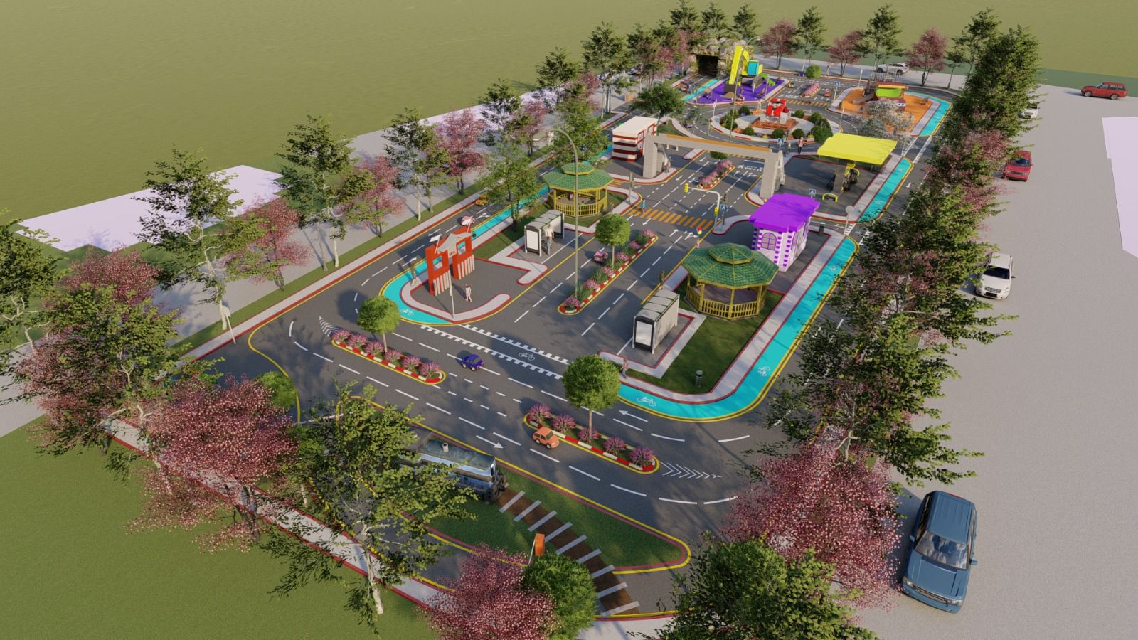 Süleymanpaşa Belediyesi çocuklar için trafik eğitim parkı inşa ediyor