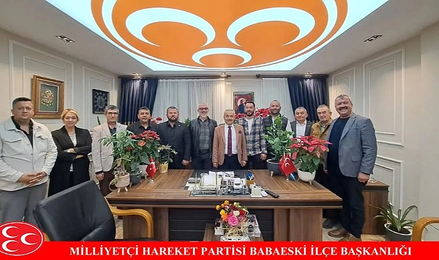 MHP Babaeski İlçe Başkanı Emre Vural, Hicran Medya Sahibi Hicran Süngü’yü İşyerinde Ziyaret Etti