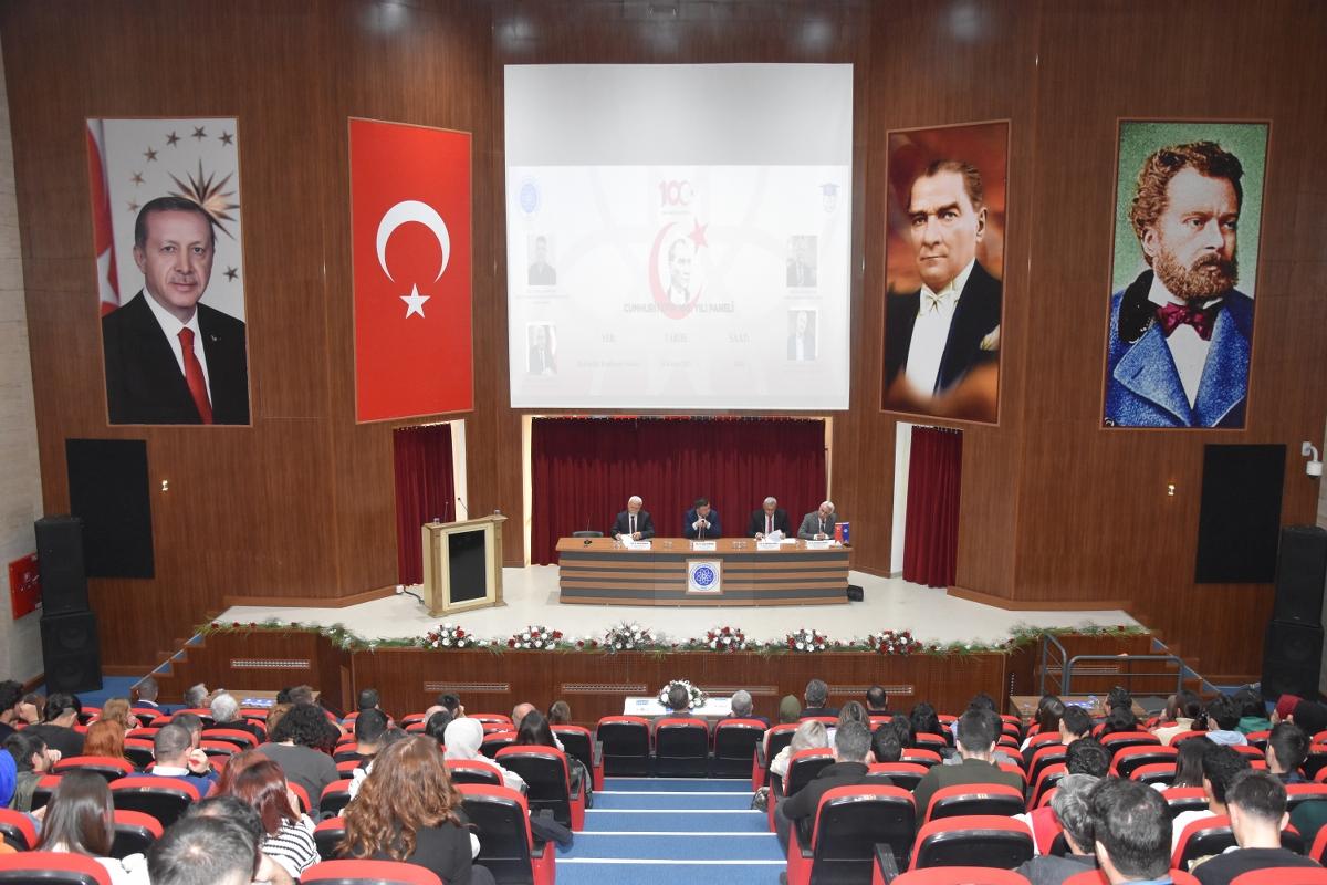 Tekirdağ NKÜ’de “Cumhuriyetin 100. Yılı Paneli” Düzenlendi