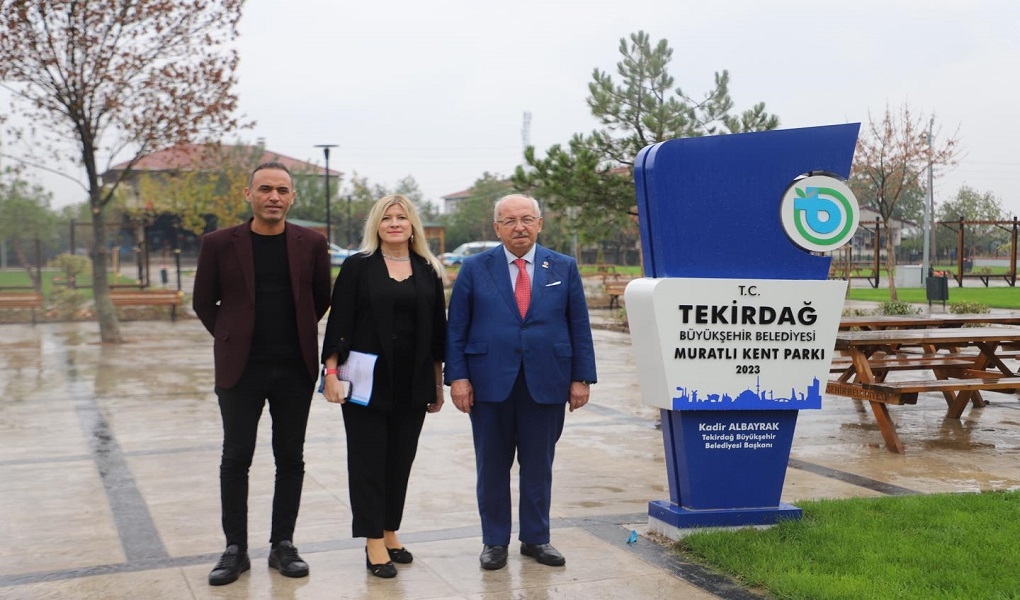 BÜYÜKŞEHİR BELEDİYESİ MURATLI’YA BİR MODERN PARK DAHA KAZANDIRDI
