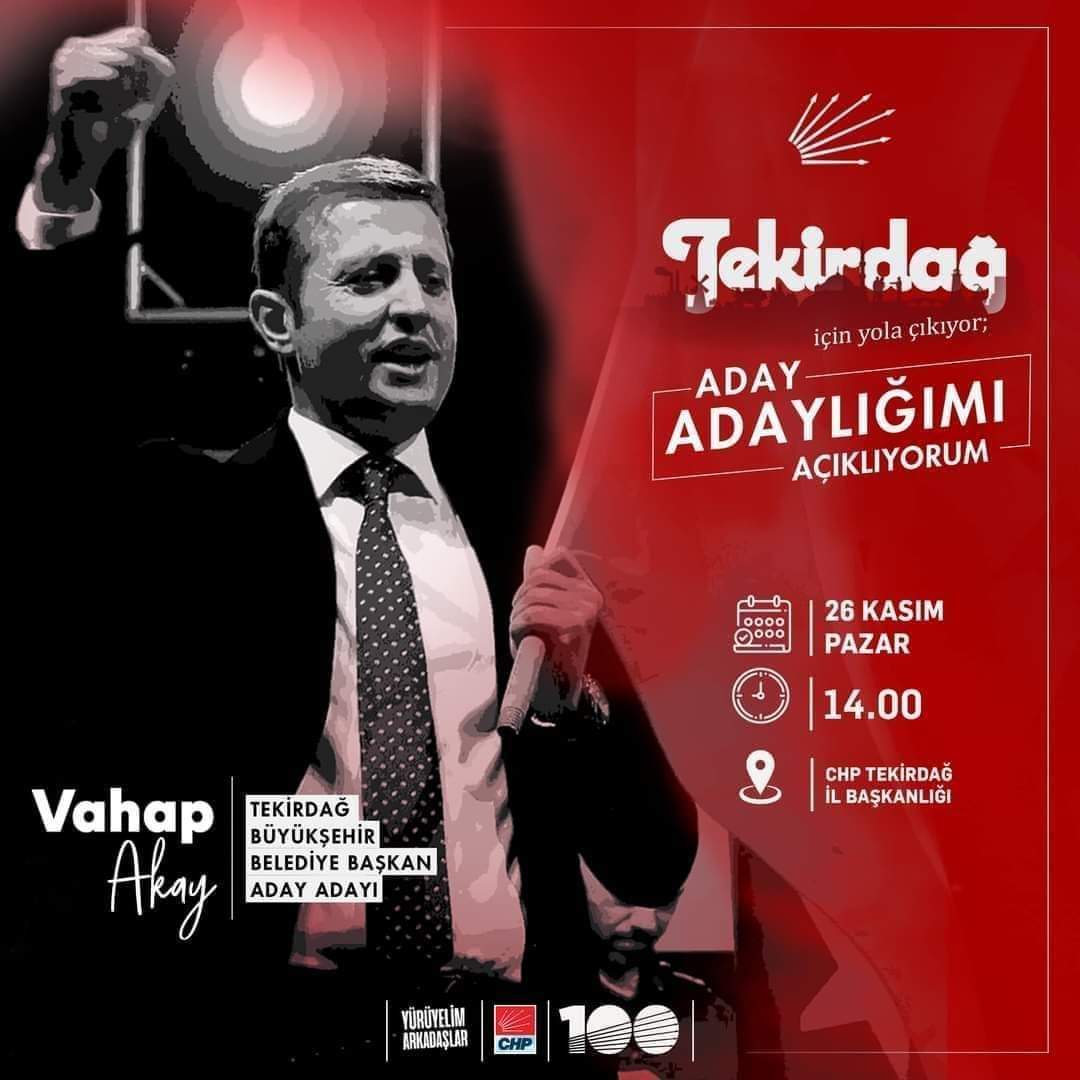 TEKİRDAĞ NEFESİNİ TUTTU VAHAP AKAY’I BEKLİYOR