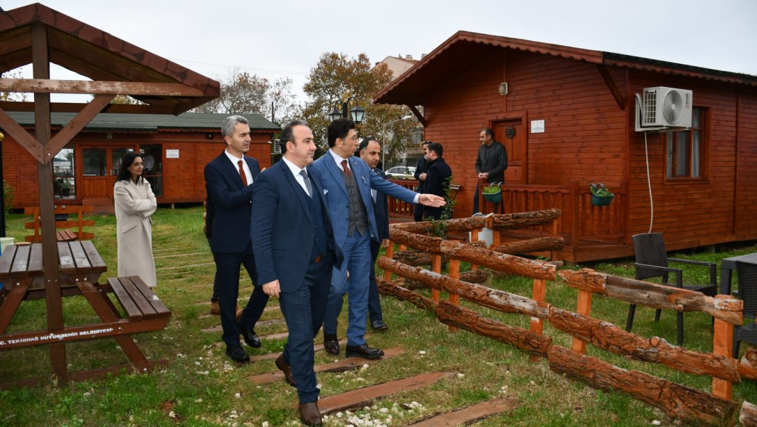Ersan Ulusan Şarköy İlçesinde Trakya Kalkınma Ajansı İşbirliğinde Yürütülen Projeleri İnceledi