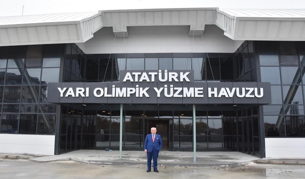ÇERKEZKÖY ATATÜRK YARI OLİMPİK YÜZME HAVUZU KULLANIMA HAZIR