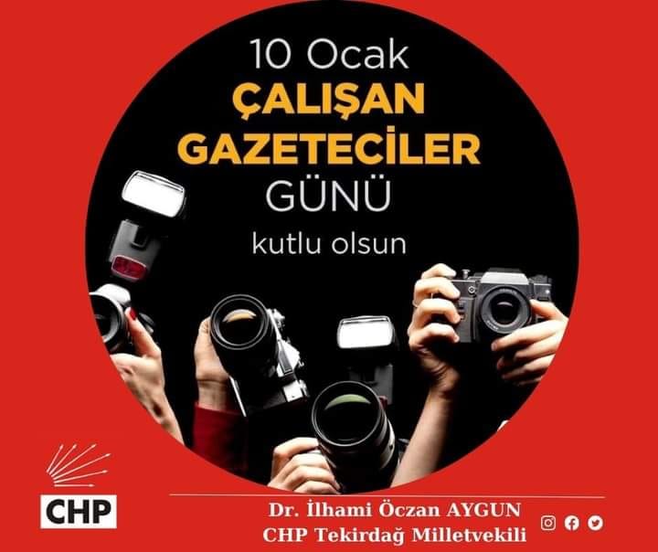 10 OCAK ÇALIŞAN GAZETECİLER GÜNÜ KUTLU OLSUN