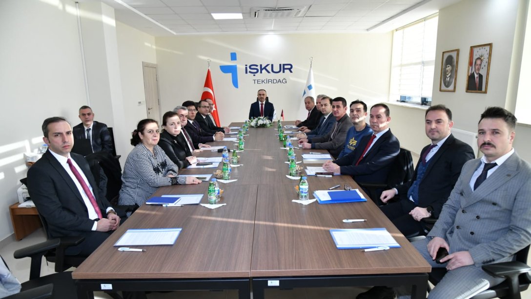 İl İstihdam ve Mesleki Eğitim Kurulu Toplantısı Yapıldı