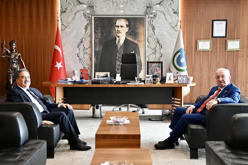 Başkan Kadir Albayrak: Süleymanpaşa İlçe Kaymakamımız Mustafa Güler ziyaretimize geldi.