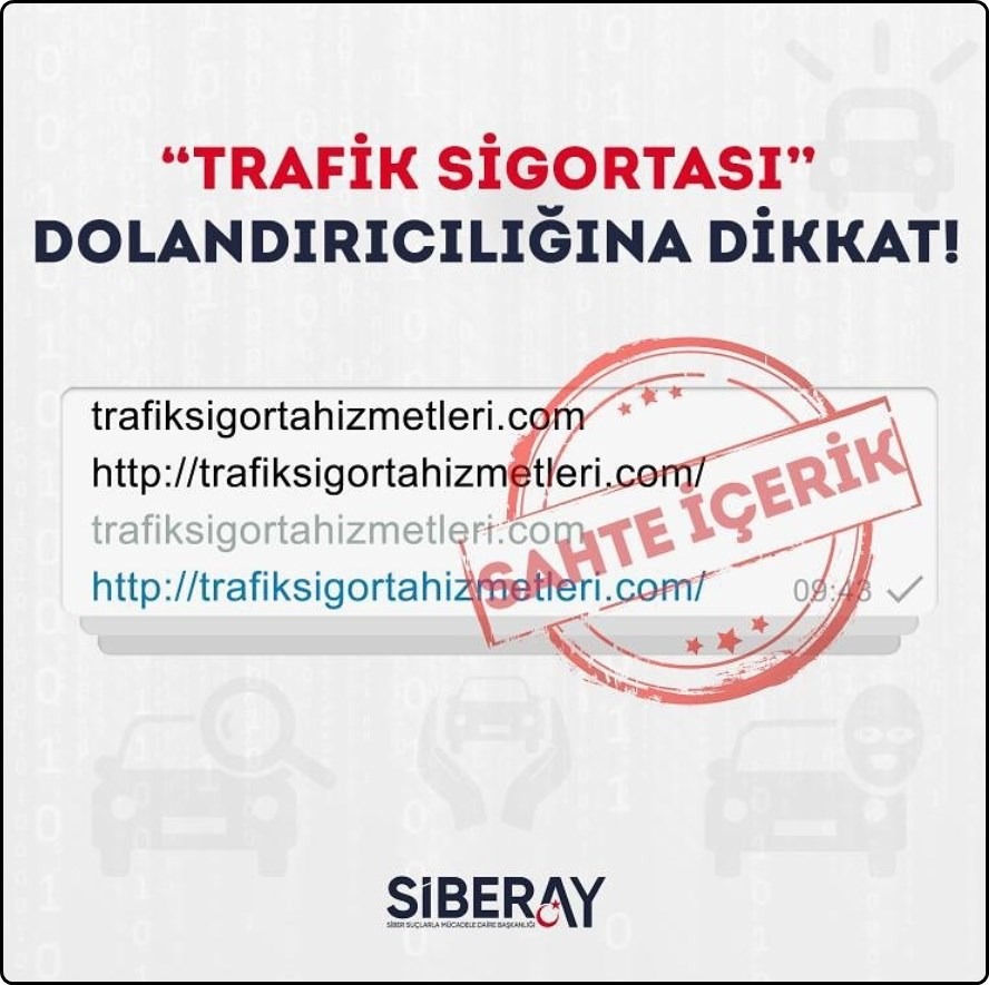 Trafik Sigortası Dolandırıcılığına Dikkat!!