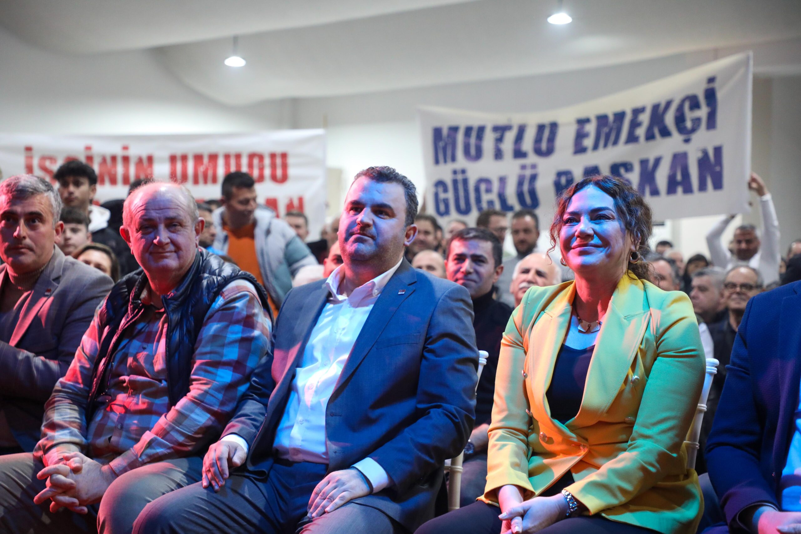 CHP TEKİRDAĞ BÜYÜKŞEHİR BELEDİYE BAŞKAN ADAYI DR. CANDAN YÜCEER İŞÇİLERİN GÖNLÜNÜ FETHETTİ