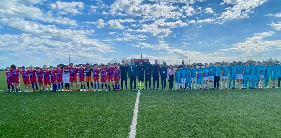 ERGENE DE OKUL SPORLARI YILDIZ ERKEKLER FUTBOL İLÇE BİRİNCİLİĞİ MÜSABAKALARI BAŞLADI.