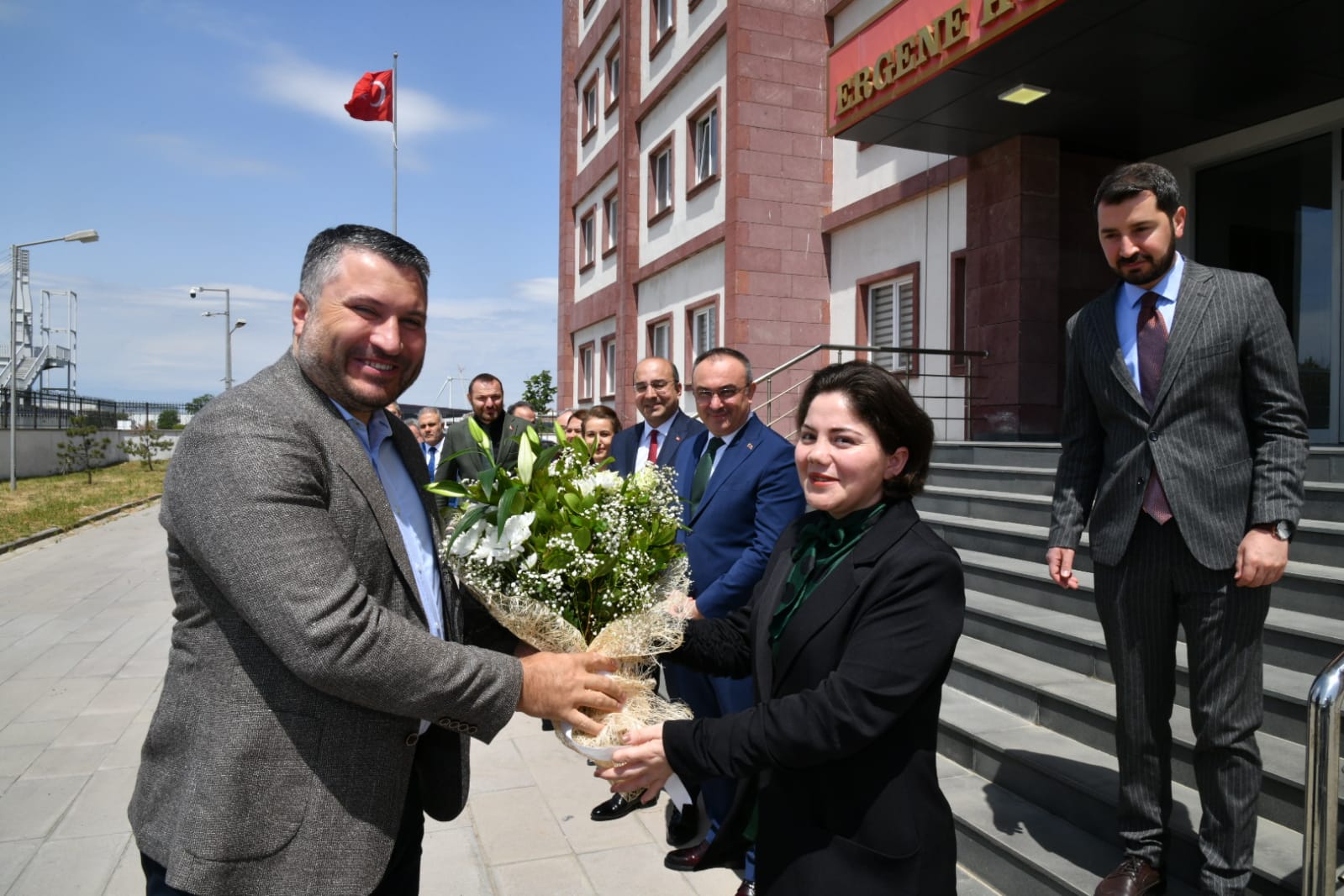 Sanayi ve Teknoloji Bakan Yardımcısı Oruç Baba İnan Ergene Kaymakamlığını Ziyaret Etti