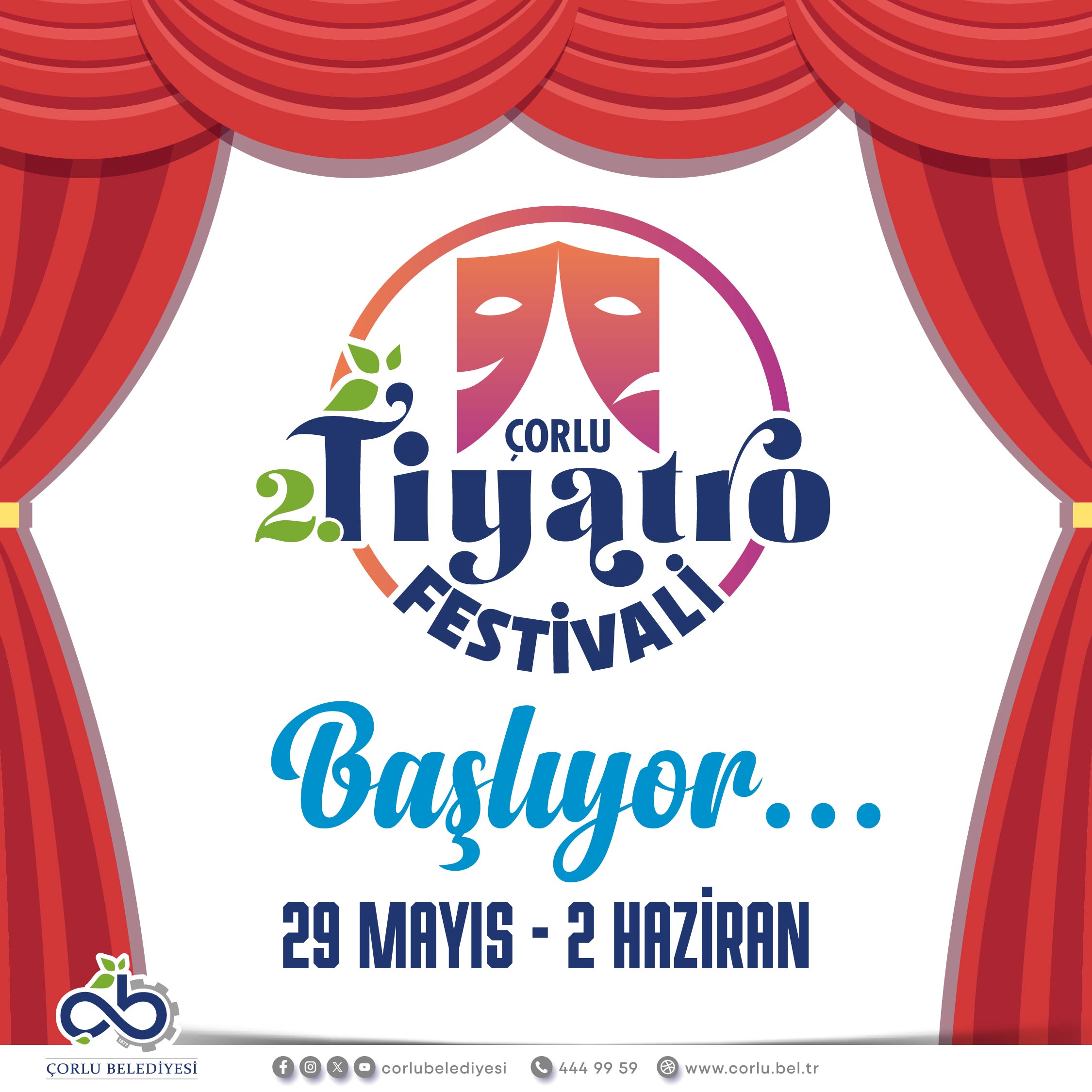 2. Çorlu Tiyatro Festivali Başlıyor
