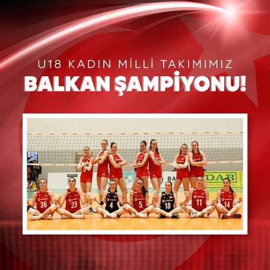 U18 Kadın Milli Takımımız Balkan Şampiyonu!