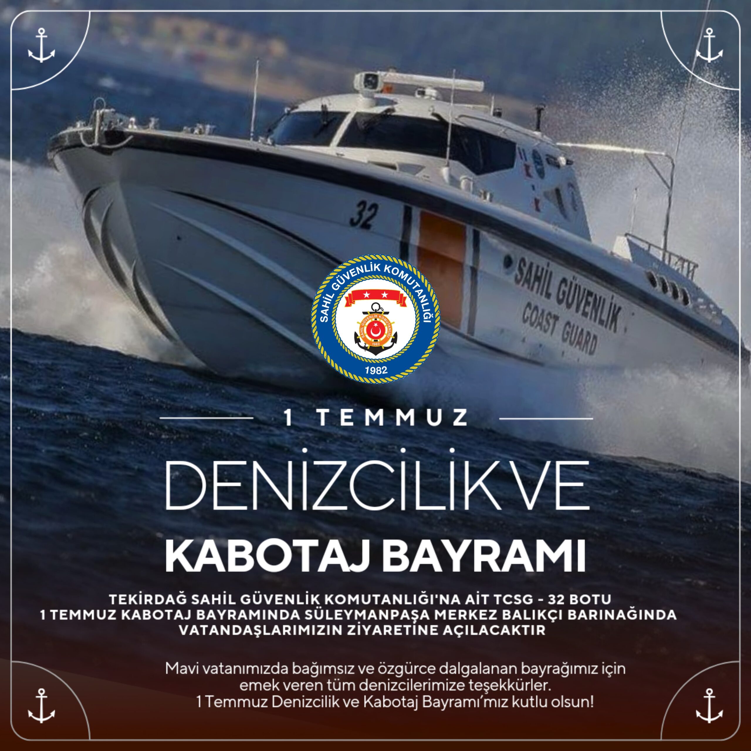 1 Temmuz Denizcilik ve Kabotaj Bayramı etkinlikleri