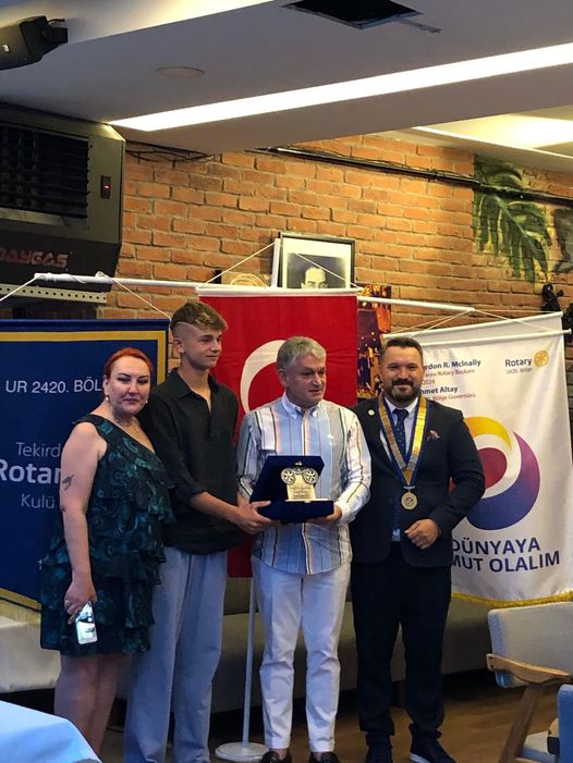 Tekirdağ Rotary Kulübünde Devir Teslim